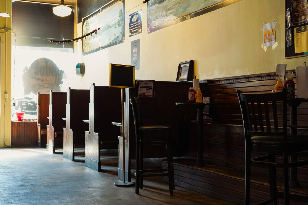 Family dining booths